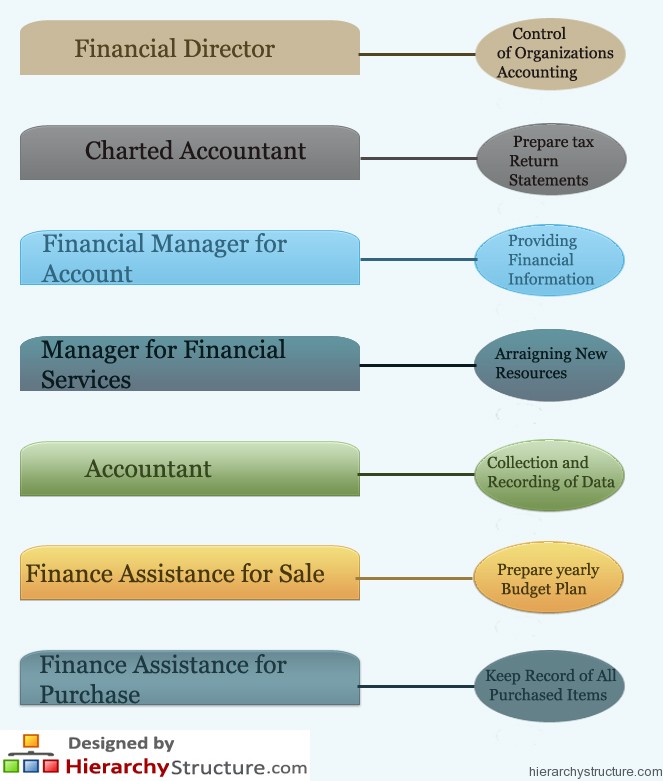 Financial Department Hierarchy Financial Department Hierarchy