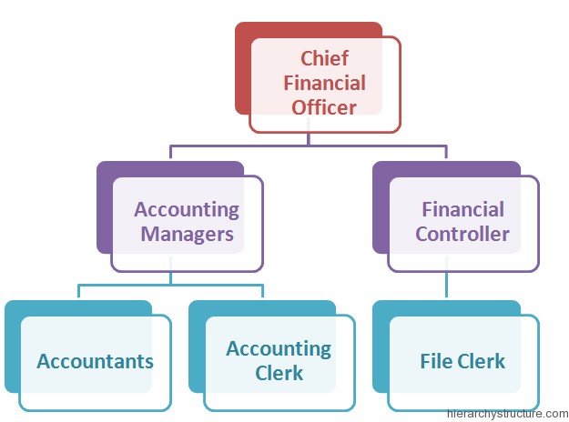 Accounting Position Hierarchy Chart