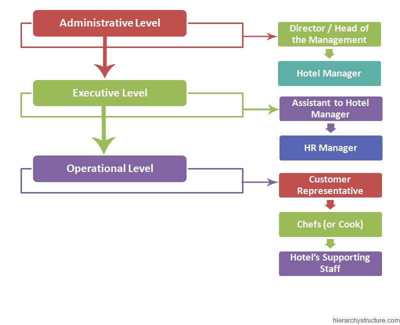 Organizational Chart Of Hotel And Restaurant Management