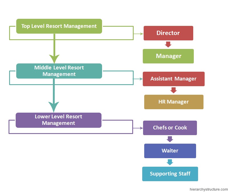 Hierarchy Chart In Hotel Industry