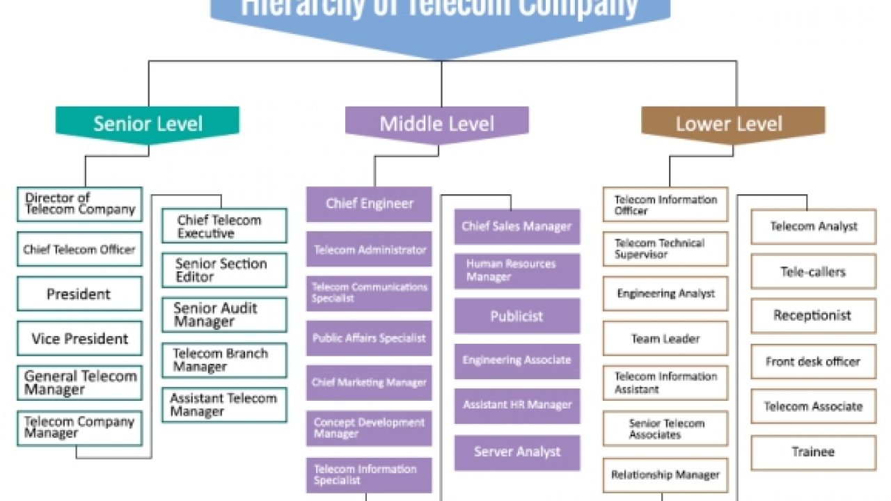 Company Designation Chart