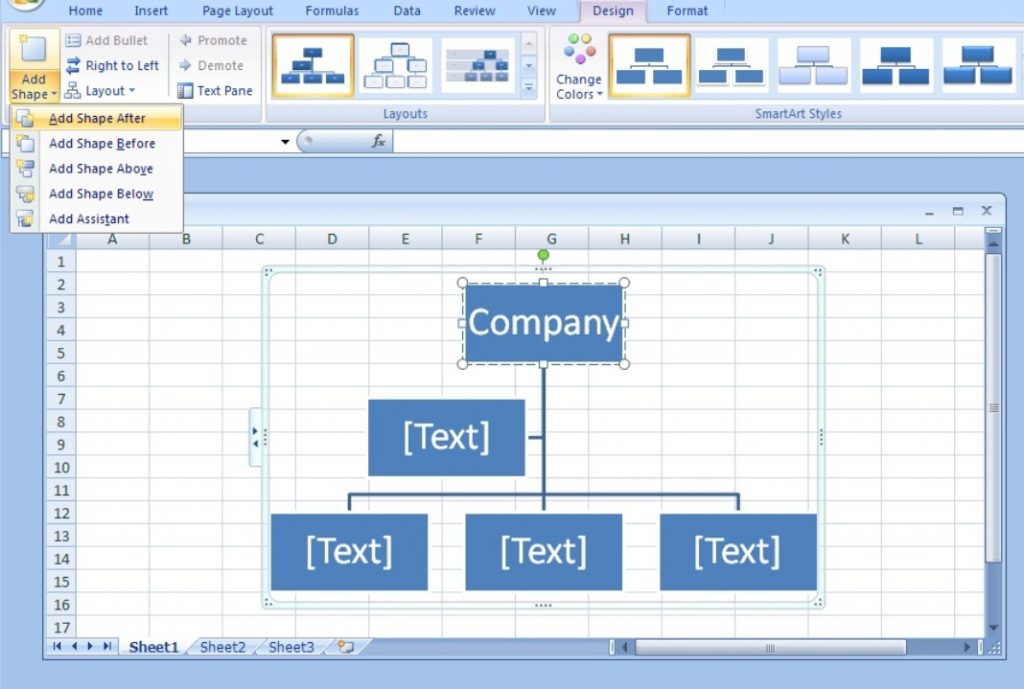 Create Org Chart In Excel From Data