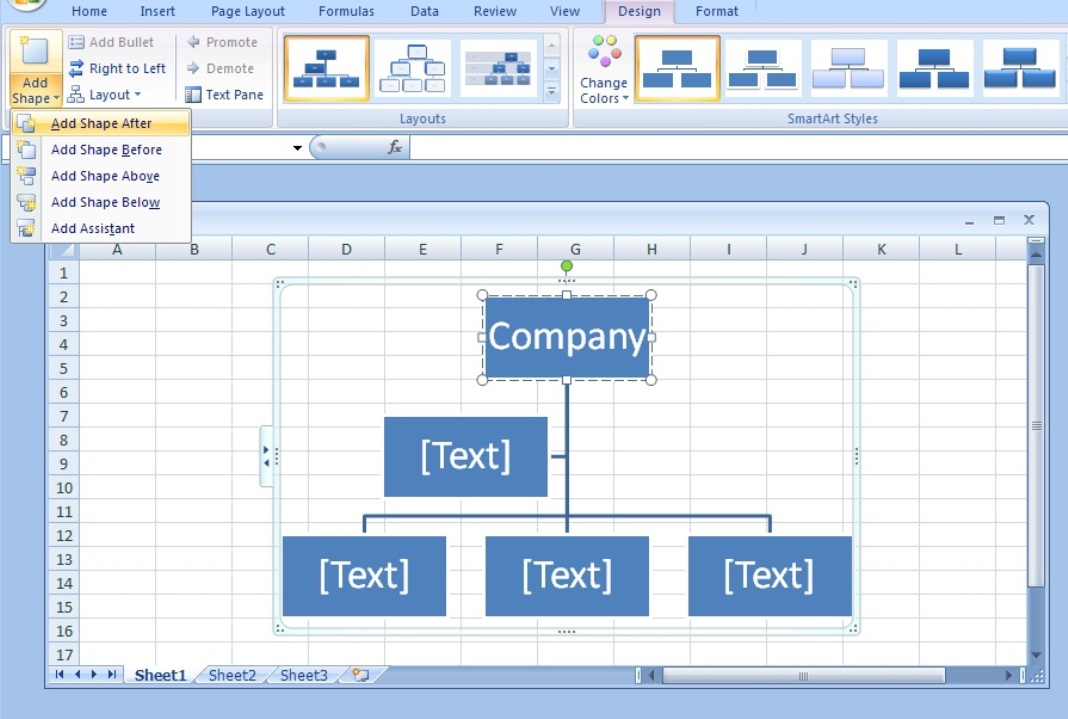 Create Organizational Chart