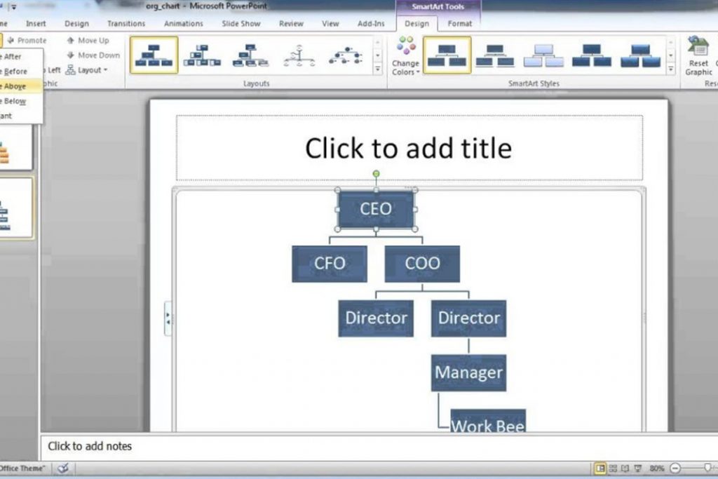 Corporate Org Chart Titles