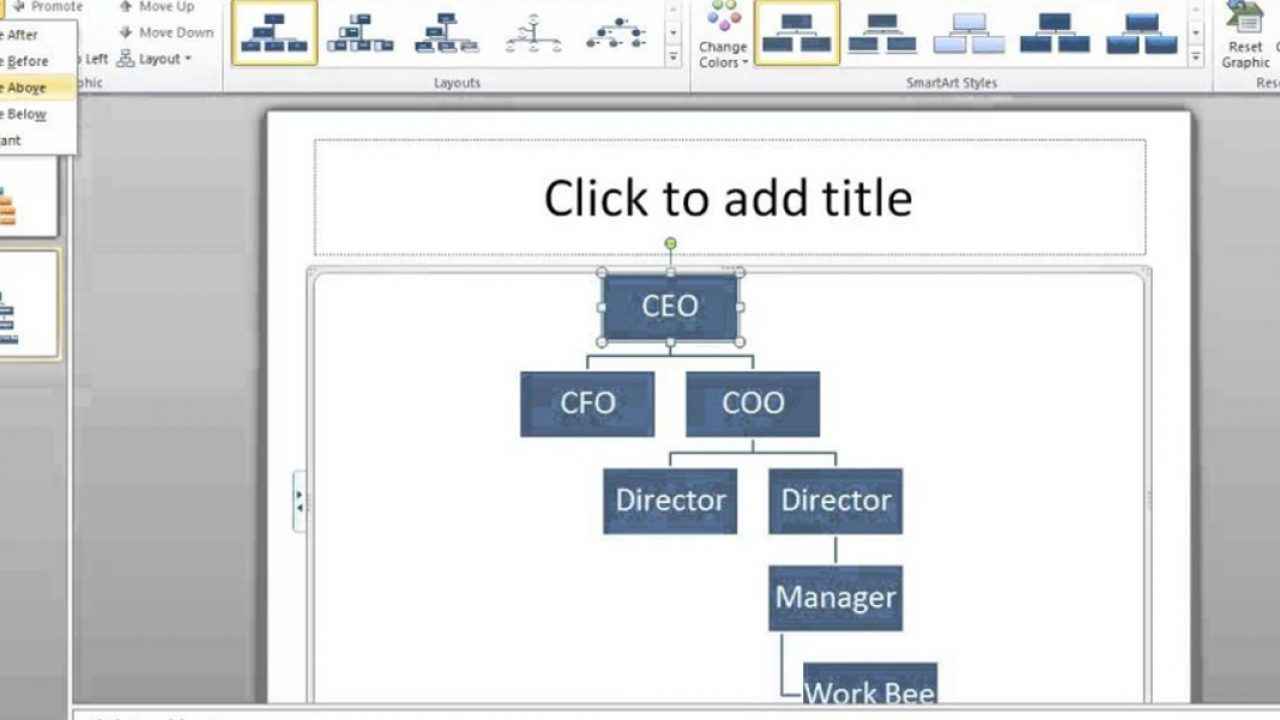 Ms Office Organizational Chart Template