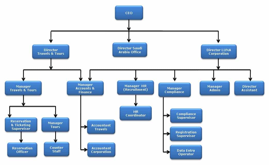 Business Hierarchy Chart